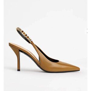 NEW Gucci Signoria Leather EU 40 Slingback Pump
